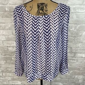 Monroe & Main Open Back Blouse